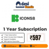 Icon8 Premium Account 1-Year Subscription – Low Price