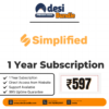 Simplified Ai Premium Account 1-Year Subscription – Low Price