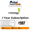 CrazzyEgg Premium Account 1-Year Subscription – Low Price